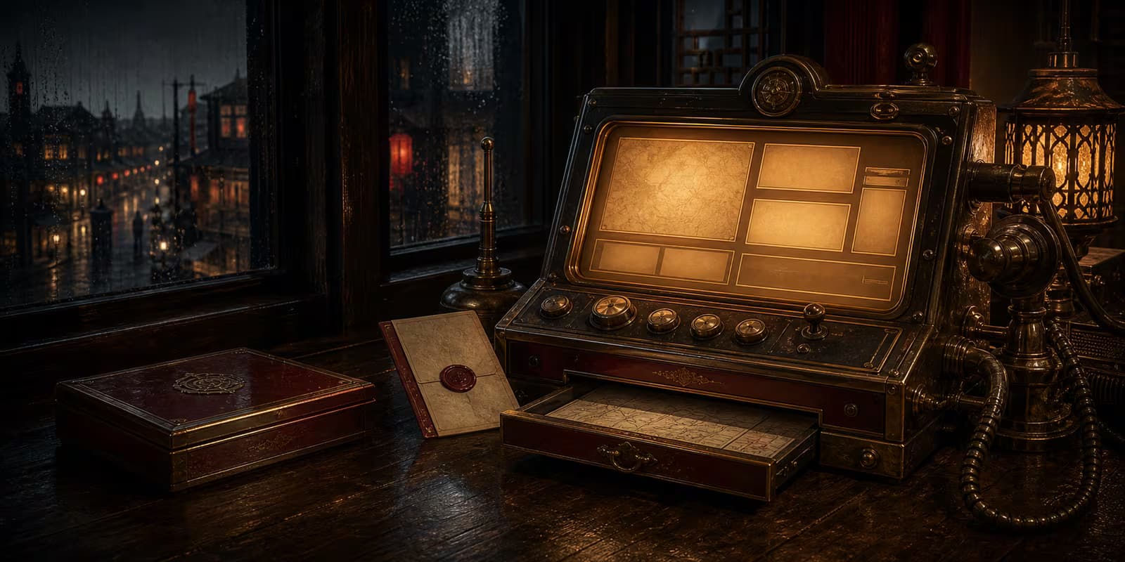 เครื่องมือ Launcher แบบ brass terminal สำหรับเข้าสู่ศูนย์กลาง Dragon Town